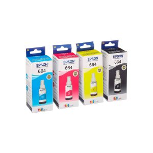 TINTA EPSON T664 PACK DE 4 COLORES T66