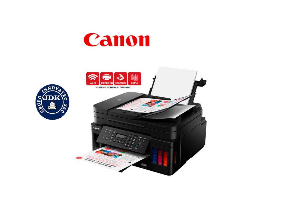 IMPRESORA CANON PIXMA G7010 MULTIFUNCIONAL FAX, WIFI, ETHERNET